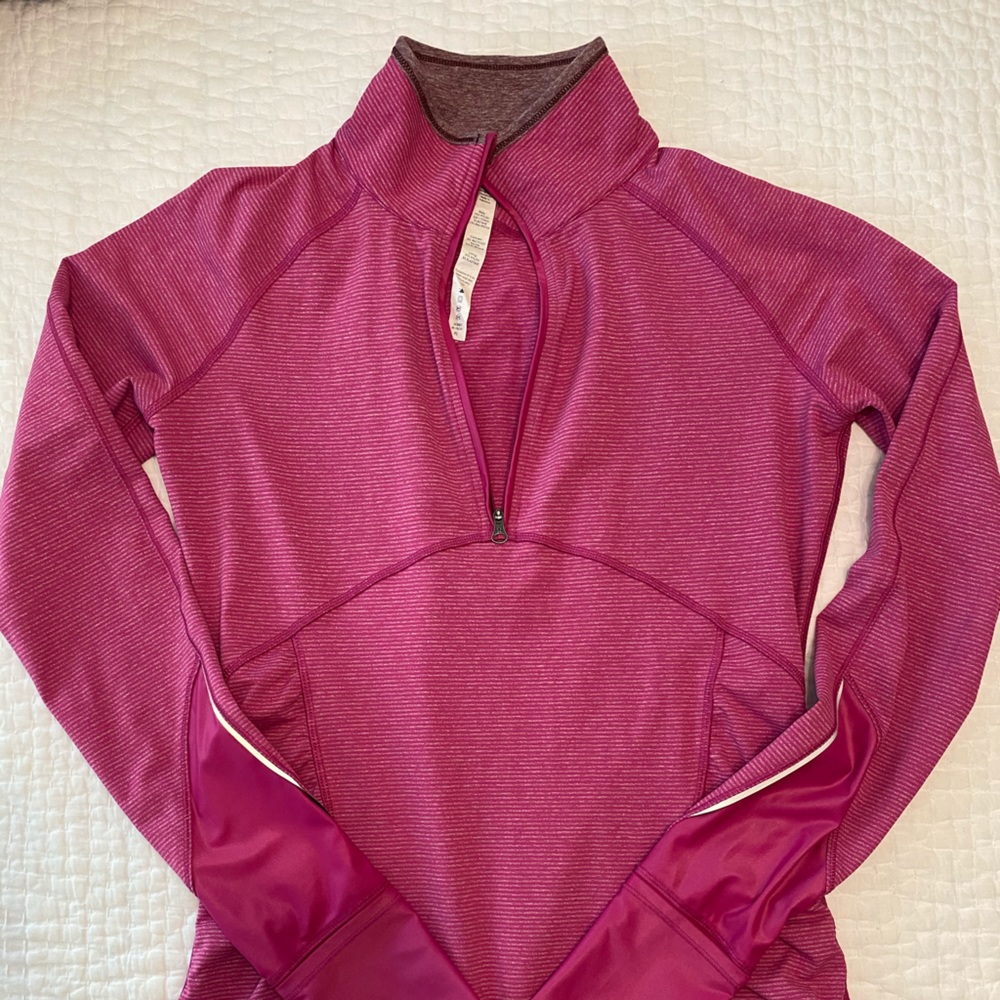 Lululemon Half Zip Pullover long sleeve sz 8